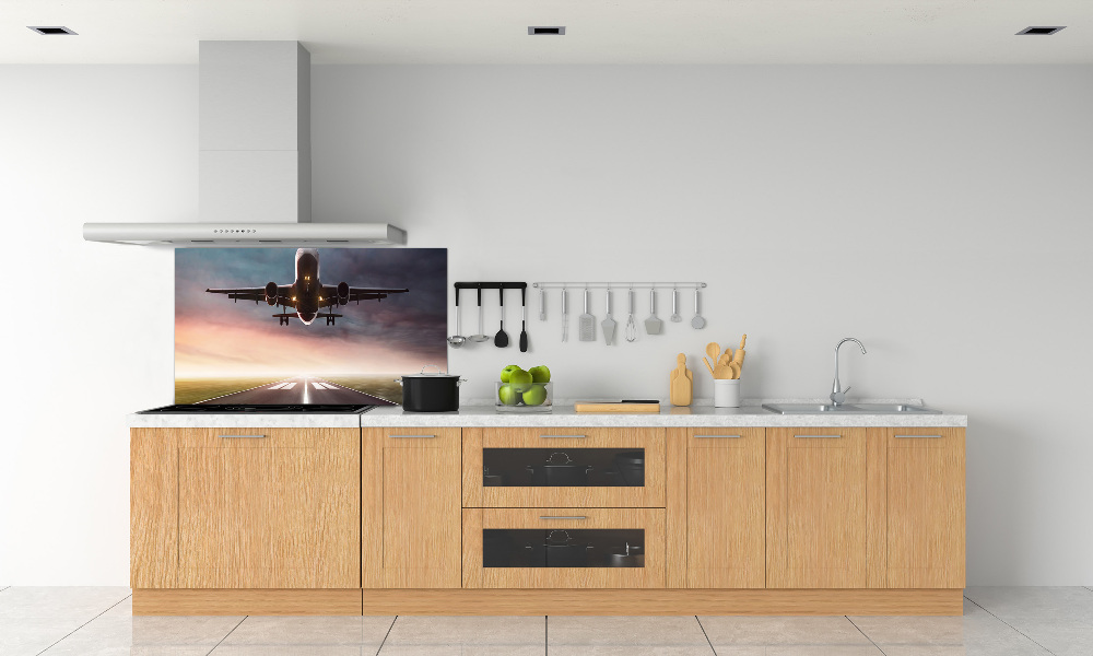 Cooker splashback Starting plane