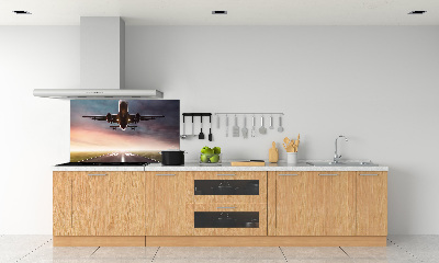 Cooker splashback Starting plane