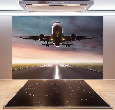 Cooker splashback Starting plane