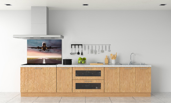 Cooker splashback Starting plane