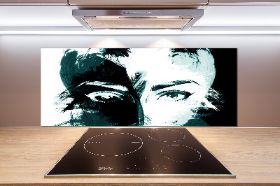 Cooker splashback Abstraction woman