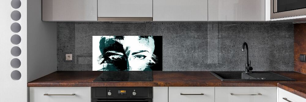 Cooker splashback Abstraction woman