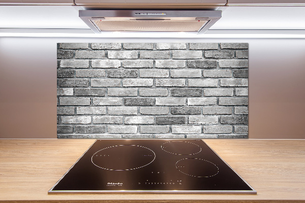 Cooker splashback Brick wall