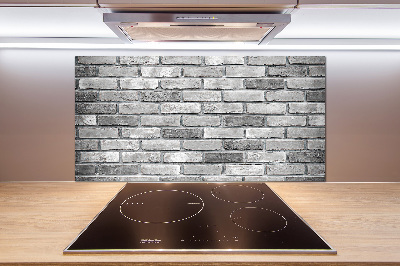 Cooker splashback Brick wall