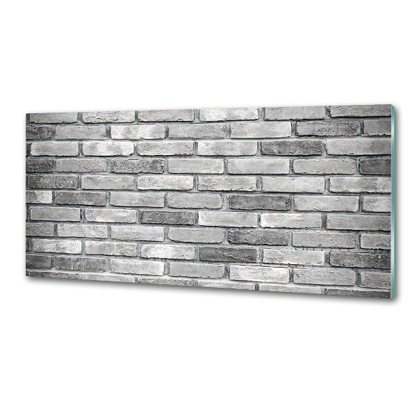 Cooker splashback Brick wall