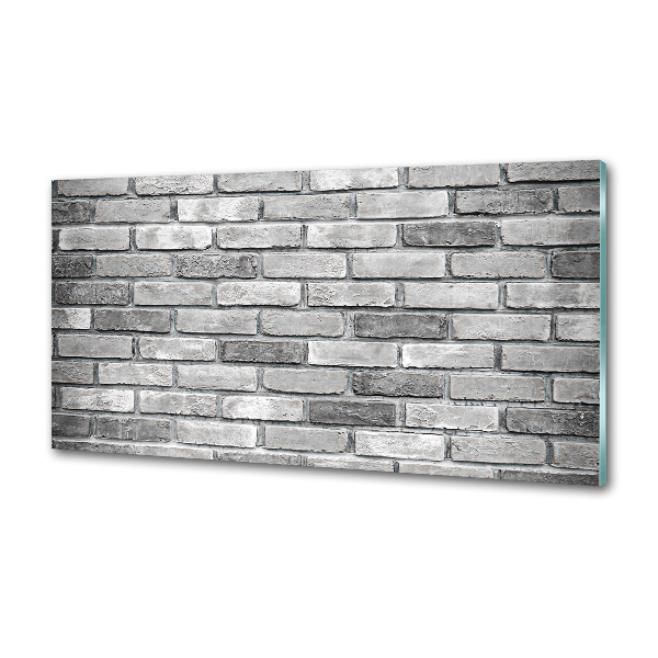 Cooker splashback Brick wall