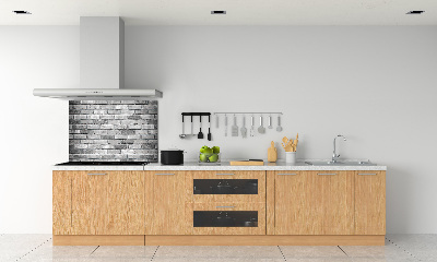 Cooker splashback Brick wall