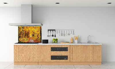 Kitchen splashback Forest in autumn