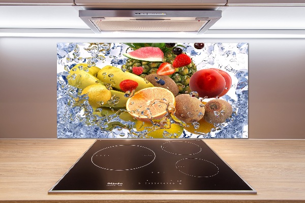 Cooker splashback Fruit and water