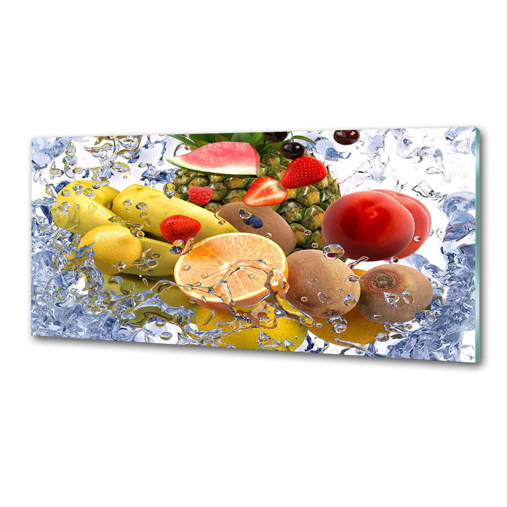 Cooker splashback Fruit and water