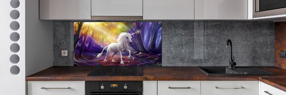 Kitchen splashback Unicorn