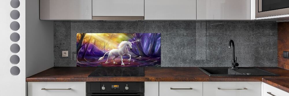 Kitchen splashback Unicorn