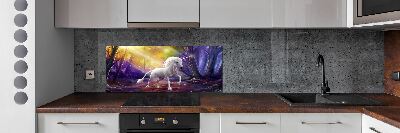 Kitchen splashback Unicorn