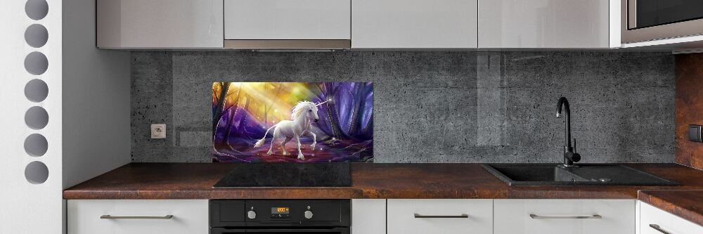 Kitchen splashback Unicorn