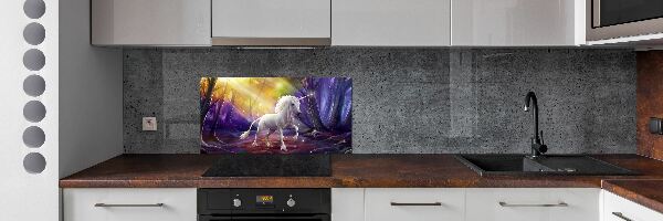 Kitchen splashback Unicorn