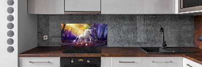 Kitchen splashback Unicorn