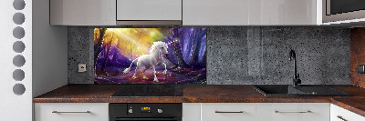 Kitchen splashback Unicorn