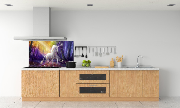 Kitchen splashback Unicorn