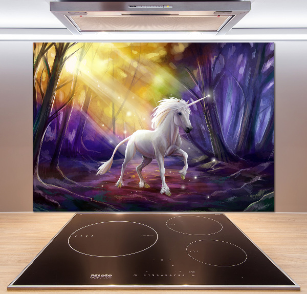 Kitchen splashback Unicorn