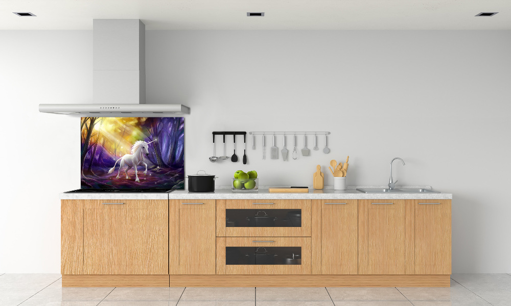 Kitchen splashback Unicorn