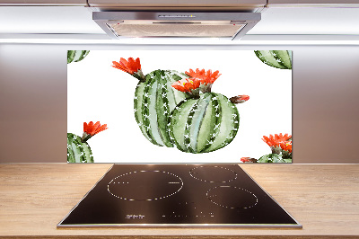 Cooker splashback Cacti