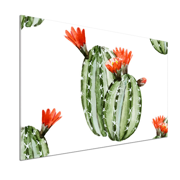 Cooker splashback Cacti