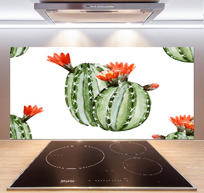 Cooker splashback Cacti