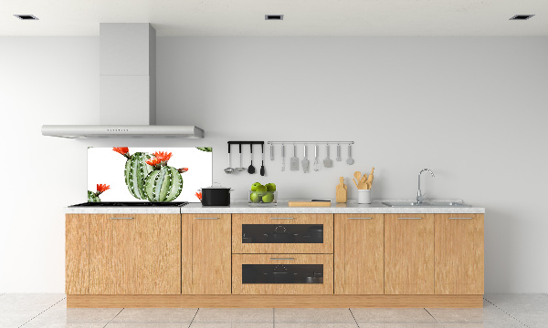 Cooker splashback Cacti