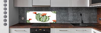 Cooker splashback Cacti