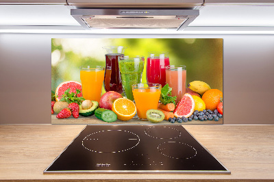 Cooker splashback Fruit juices