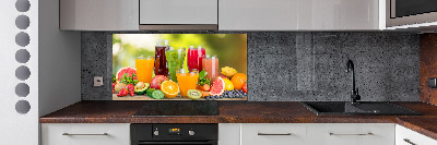 Cooker splashback Fruit juices