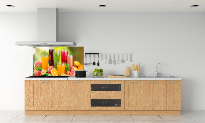 Cooker splashback Fruit juices