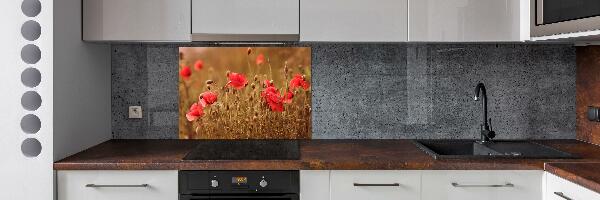 Cooker splashback Triptych Maki