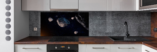 Cooker splashback Meteors