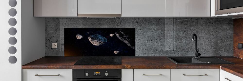 Cooker splashback Meteors