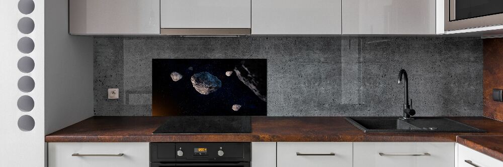 Cooker splashback Meteors