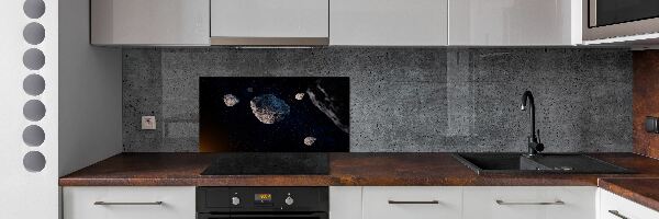 Cooker splashback Meteors