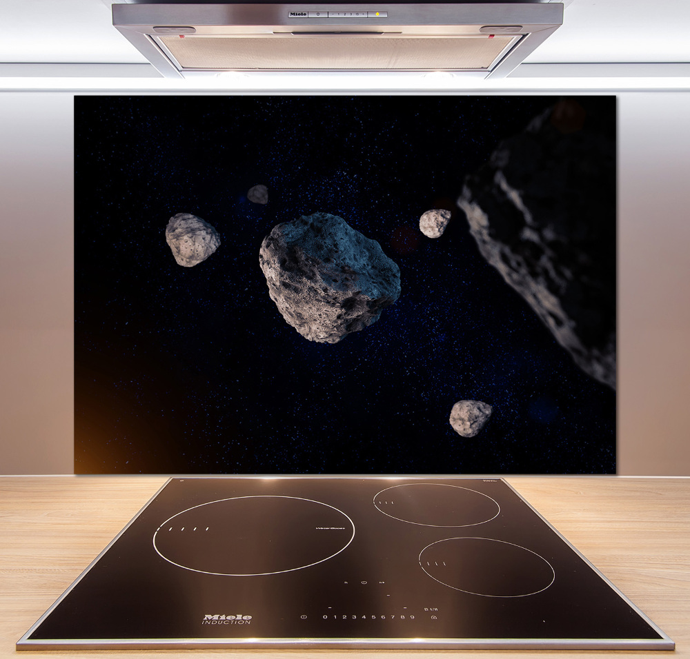 Cooker splashback Meteors