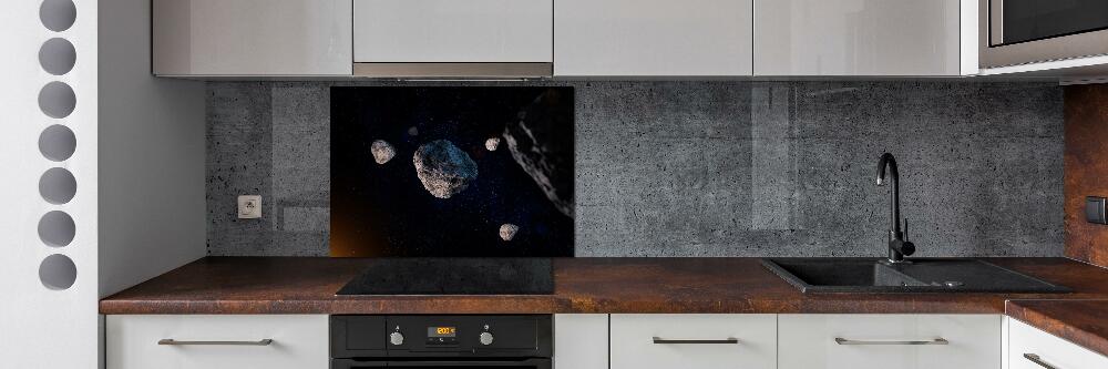 Cooker splashback Meteors