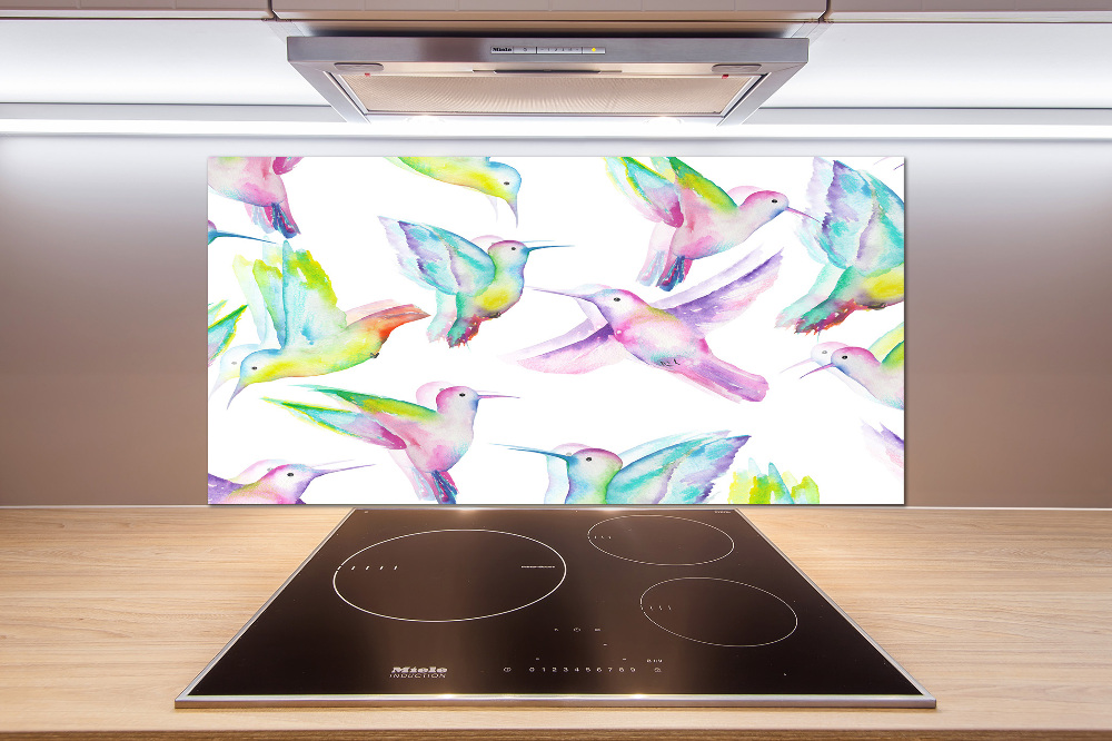 Kitchen splashback Hummingbird