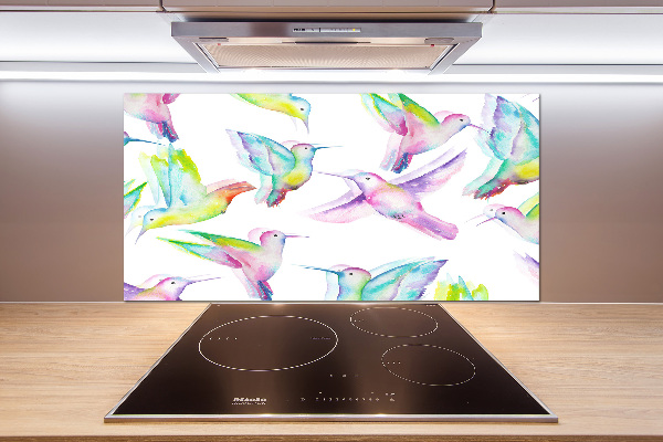 Kitchen splashback Hummingbird