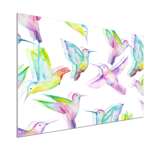 Kitchen splashback Hummingbird