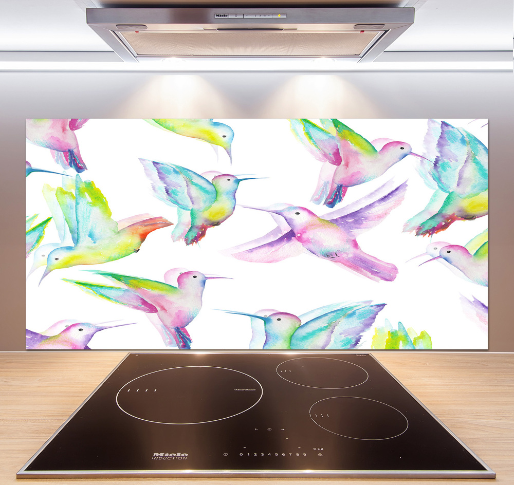 Kitchen splashback Hummingbird