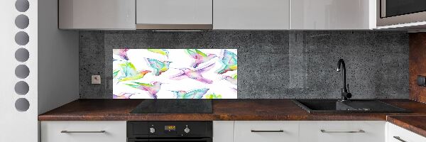 Kitchen splashback Hummingbird