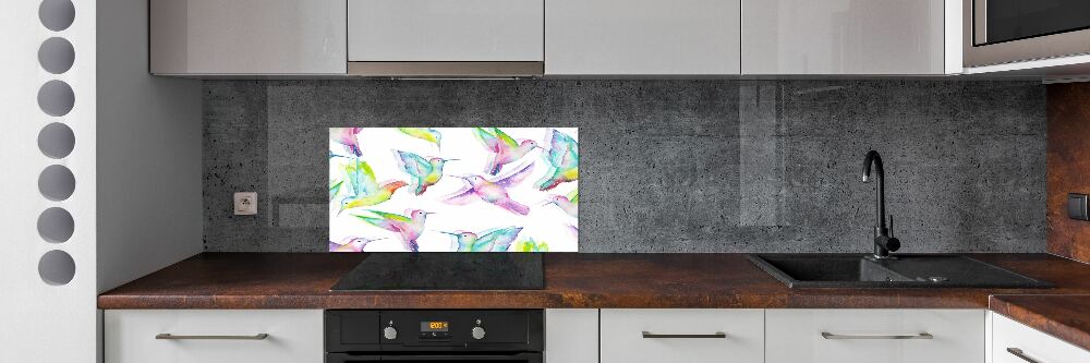 Kitchen splashback Hummingbird