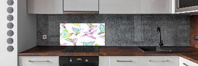 Kitchen splashback Hummingbird