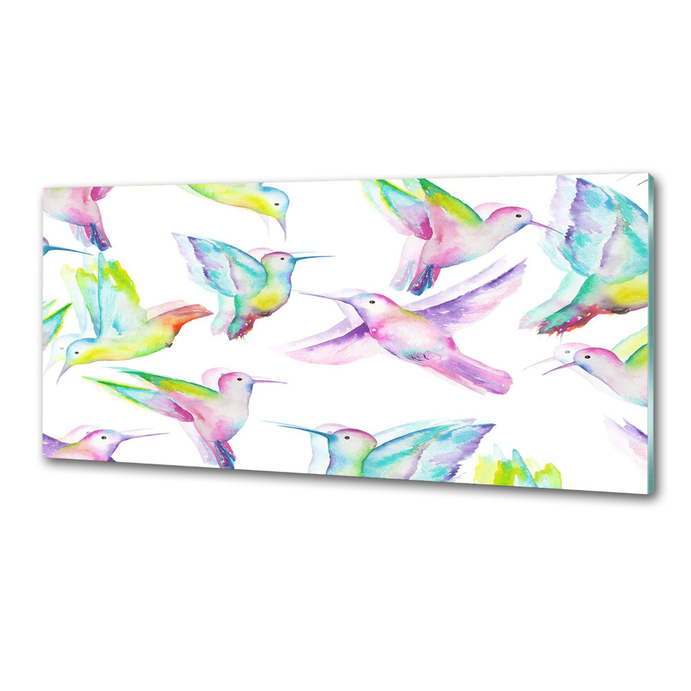 Kitchen splashback Hummingbird