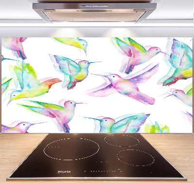 Kitchen splashback Hummingbird