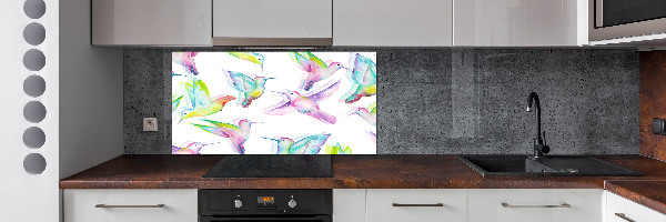 Kitchen splashback Hummingbird