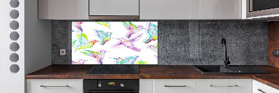 Kitchen splashback Hummingbird